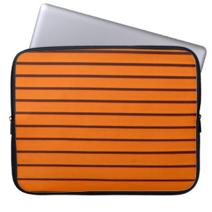 Minimale fotografie van de oranje muur laptop sleeve