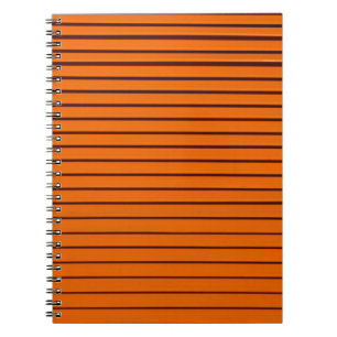 Minimale fotografie van de oranje muur notitieboek