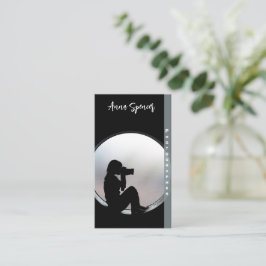 Minimale fotografie Volledige foto Eenvoudig bedri Visitekaartje