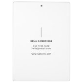 Minimale fotografie, volledige foto Eenvoudig Klembord (Achterkant)