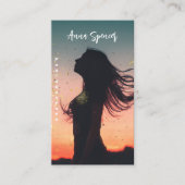 Minimale fotografie, volledige foto Eenvoudig Visitekaartje (Voorkant)