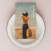 Minimale fotografie, volledige foto Eenvoudig Visitekaartje