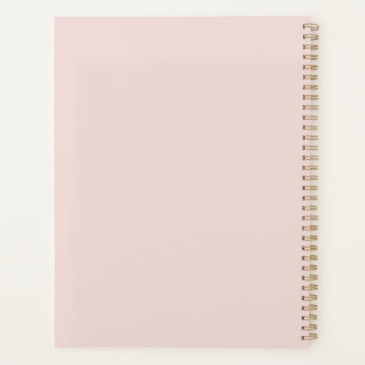 Minimale fotokalender Trouwplanner Planner (Achterkant)