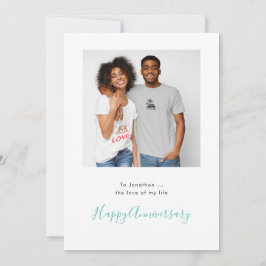 Minimale fotonaam Aangepaste Blauwgroen Jubileum k