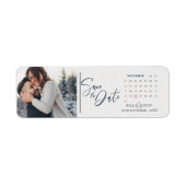 Minimale foto's met een peuldatum opslaan etiket (Voorkant)