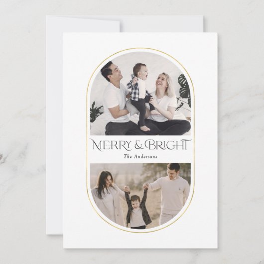 Minimale foto's van een eenvoudige boogfamilie met (Voorkant)