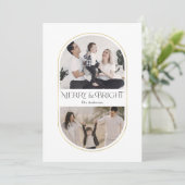 Minimale foto's van een eenvoudige boogfamilie met (Staand voorkant)