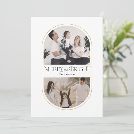 Minimale foto's van een eenvoudige boogfamilie met (Staand voorkant)