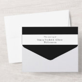 Minimale foto's verzamelen herinneringen van mense all in one uitnodiging (Achterkant)