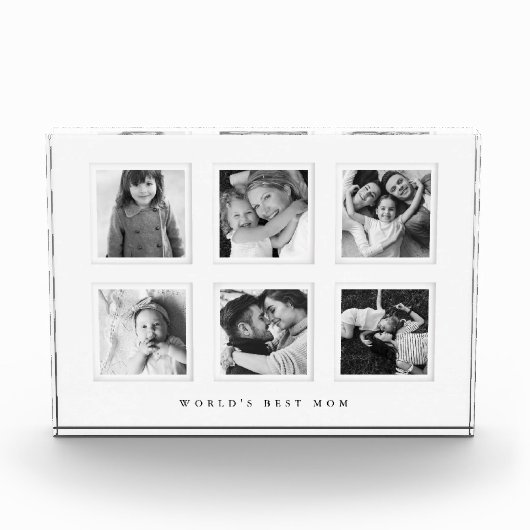 Minimale foto's Zwart Wit Foto 's Werelds Beste Ma (Voorkant)