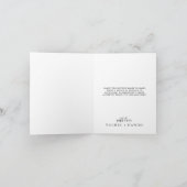 Minimale fotosjabloon Hartelijk dank Bedankkaart (Binnen)