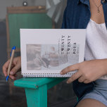 Minimale fototypografie JAAR Planner<br><div class="desc">Creëer uw eigen gepersonaliseerde planner voor 2025. Ontwerp heeft een minimalistische look met een foto van uw keuze,  een overlay en de typografische leesnaam,  Pas de tekst aan op de planner TWENTY FIVE.</div>