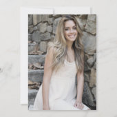 Minimale fotoviering van de begrafenis van het lev kaart (Achterkant)