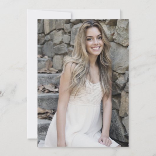 Minimale fotoviering van de begrafenis van het lev kaart (Achterkant)