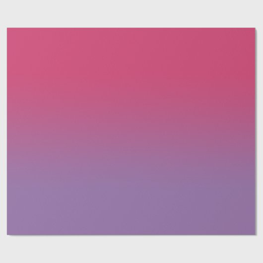 Minimale frambozenroze tot Paarse gradiënt Cadeaupapier (Vlak)