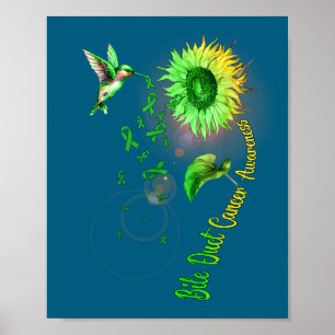 Minimale galgangkanker Zonnekolibrie Poster