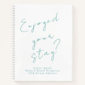 Minimale gastfeedback notitieboek (Voorkant)