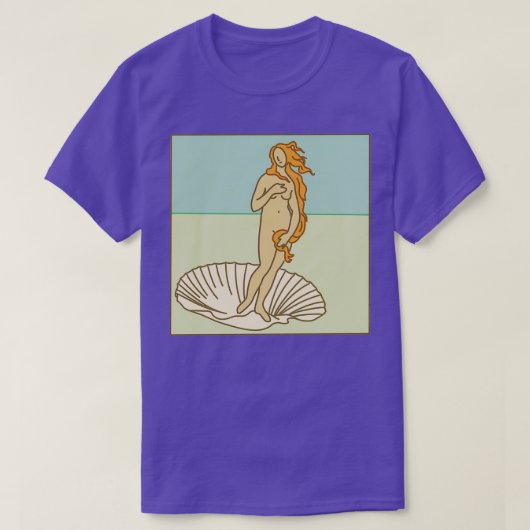 Minimale geboorte van Venus T-shirt (Design voorkant)