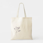 Minimale gebruiksduur lavender  tote bag (Achterkant)