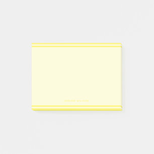 Minimale gele grenzen feminine elegant post-it® notes