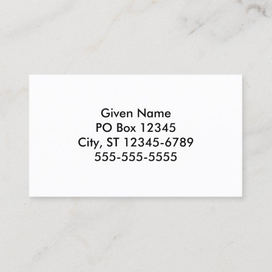 Minimale Gele Groene Gradiënt Visitekaartje (Achterkant)