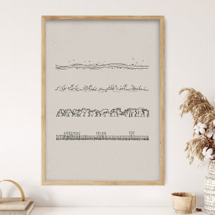 Minimale gelijkenis van de zaaier, Matteüs 13, Chr Poster