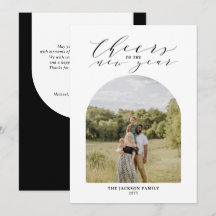 Minimale gelukwensen voor het nieuwe jaar foto