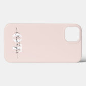 Minimale Gematigd Manuscript van Monogram Gematigd Case-Mate iPhone Case (Achterkant (horizontaal))