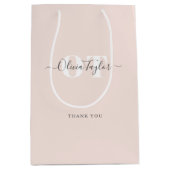 Minimale Gematigd Manuscript van Monogram Gematigd Medium Cadeauzakje (Voorkant)