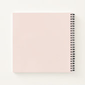 Minimale Gematigd Manuscript van Monogram Gematigd Notitieboek (Achterkant)