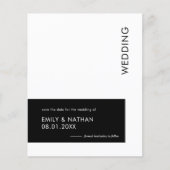 Minimale geo-zwart-wit met budgettaire minimumwaar (Voorkant)