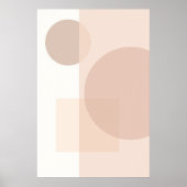 Minimale geometrische balans Abstract Poster (Voorkant)
