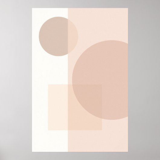 Minimale geometrische balans Abstract Poster (Voorkant)