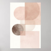 Minimale geometrische balans Abstract Poster (Voorkant)