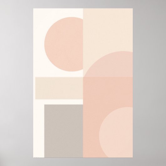 Minimale geometrische balans Abstract Poster (Voorkant)