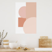 Minimale geometrische balans Abstract Poster (Keuken)