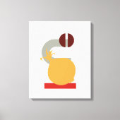 Minimale Geometrische Enion Restaurant Canvas Art (Voorkant)