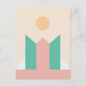 Minimale geometrische feestdagenkaart (Voorkant)