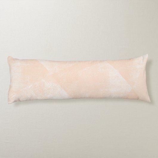 Minimale geometrische inkttextuur van perzik/abrik lichaamskussen (Achterkant)