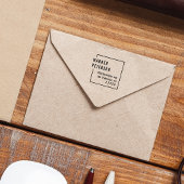 Minimale geometrische professionele naam Retouradr Zelfinktende Stempel