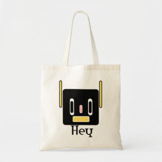 Minimale geometrische robotontwerp tote bag