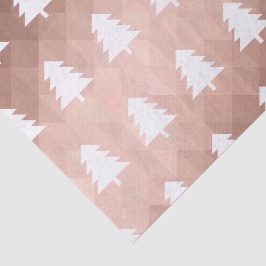 Minimale geometrische roos goudmaasbomen tissuepapier (Detail)