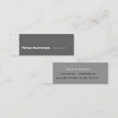 Minimale geometrische streep met professionele zon mini visitekaartje (Voorkant / Achterkant)