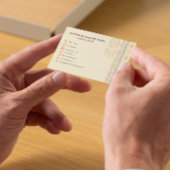 Minimale geometrische streep Modern Tribal Visitekaartje