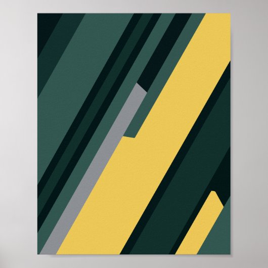 Minimale geometrische strepen poster (Voorkant)