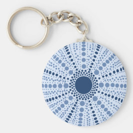 Minimale geometrische urchine-Zee Sleutelhanger