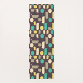 minimale geometrische vogels yogamat (Achterkant)