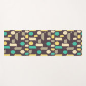 minimale geometrische vogels yogamat (Voorkant (horizontaal))