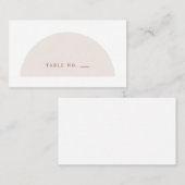 Minimale geometrische vorm - Platte plaatskaart Plaatskaartje (Voorkant / Achterkant)