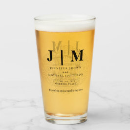 Minimale Geometrische Zwarte Witte Eenvoudige Brui Glas